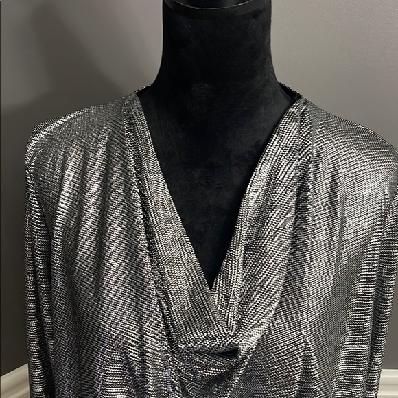 NWT, 143 Story Metallic Blouse - Picture 2 of 7